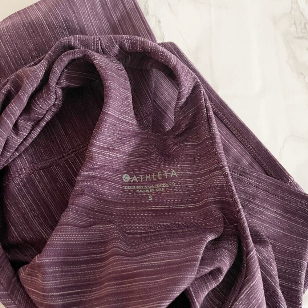 ATHLETA Conscious Space Dye Crop Bra Purple Small S - Picture 8 of 8